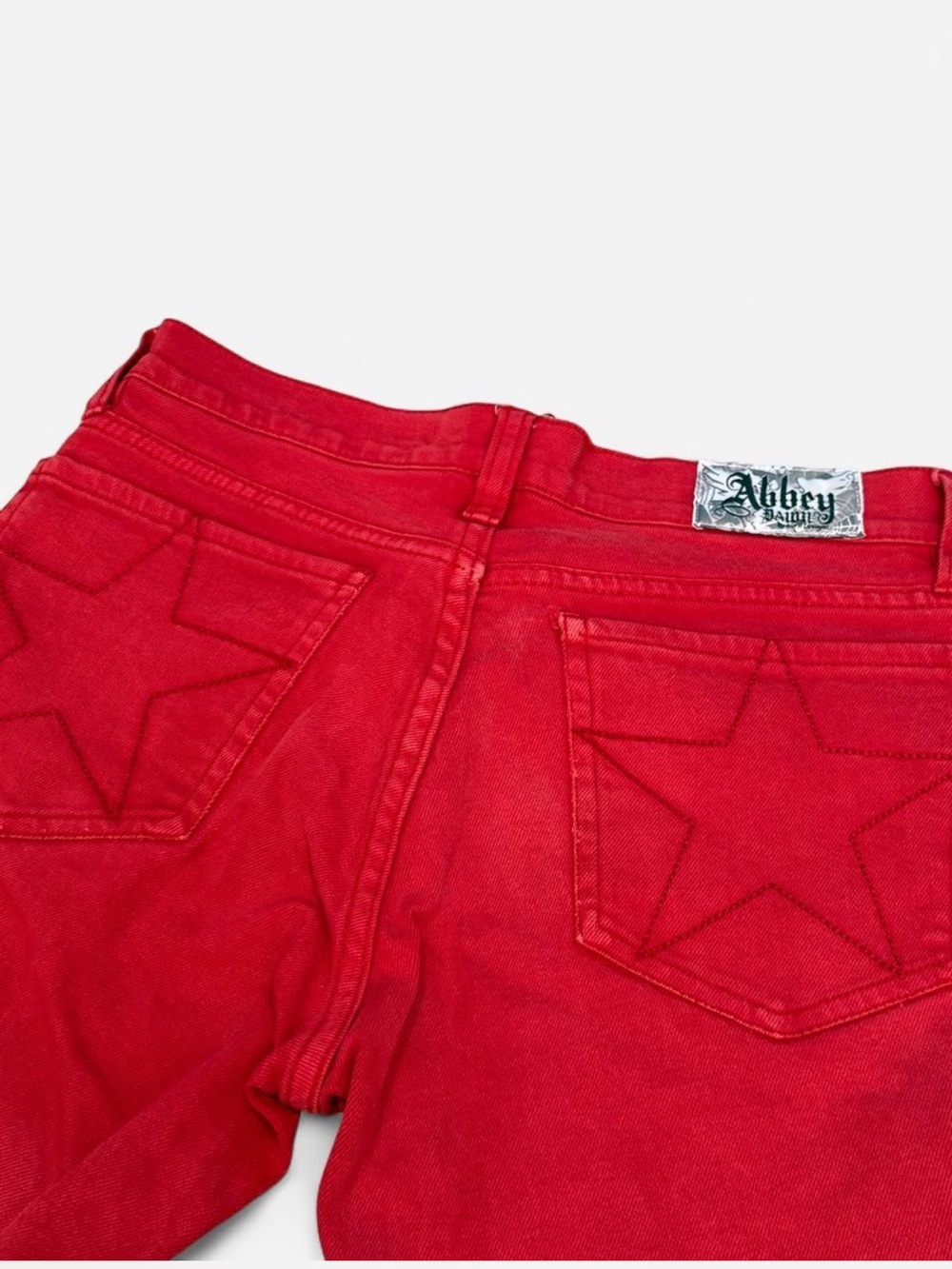 Abbey Dawn Red Jeans